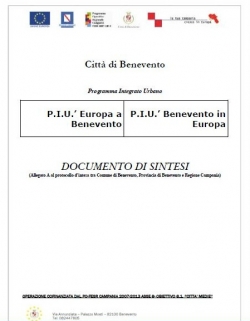 Documento di Sintesi PIU Europa