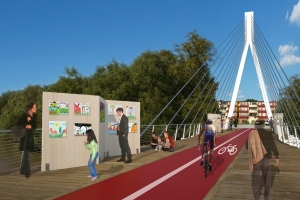 Costruzione del Ponte didattico ciclo-pedonale S. Maria degli Angeli – Rione Libertà