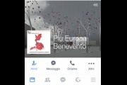 Attivo il profilo Facebook PIU Europa Benevento